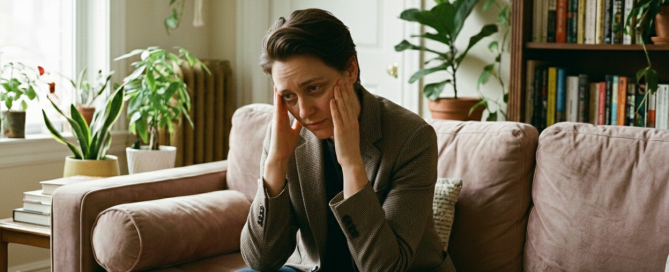 Persona agotada emocionalmente