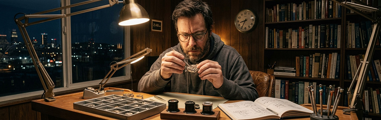 Persona en estado de hiperfoco absorta en una tarea, representando esta cara menos conocida del TDAH en adultos